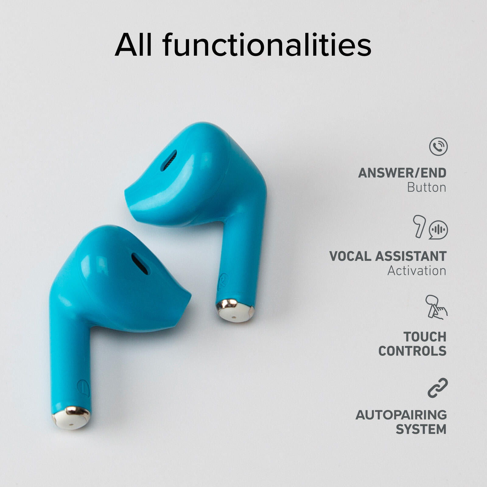 Écouteurs semi intra-auriculaires TWS 3/7