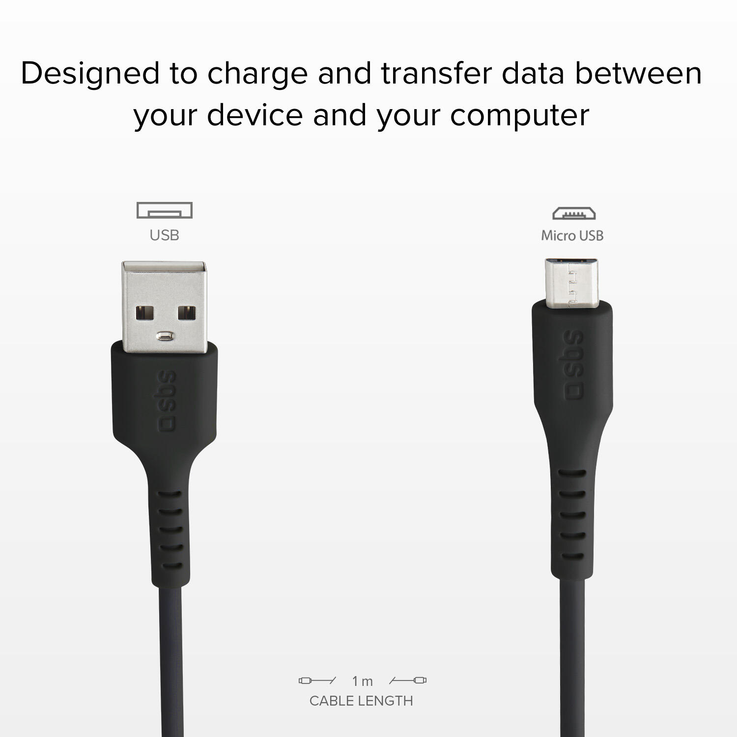 Cavo dati e ricarica USB 2.0 - Micro USB 2/4