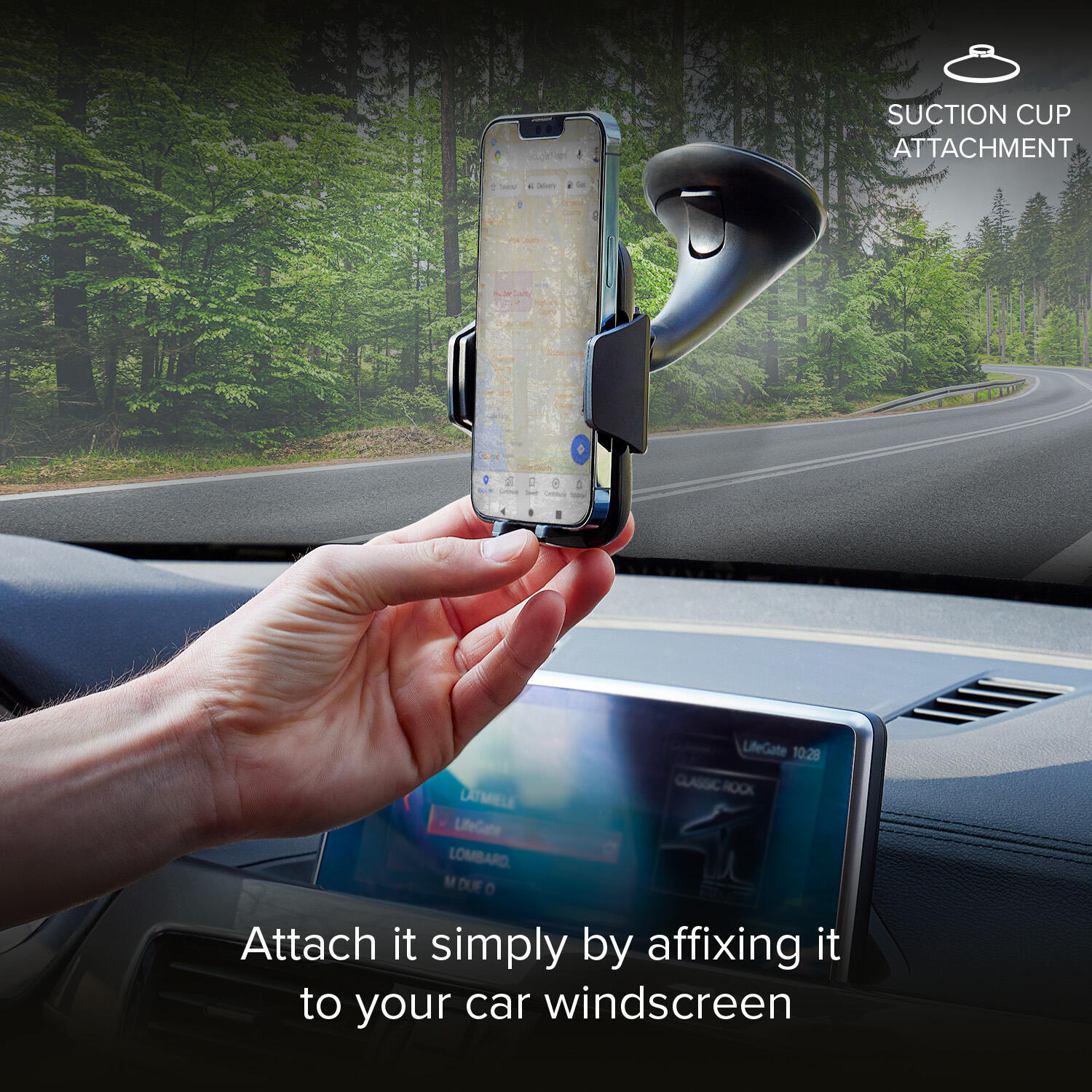 Support voiture Freeway pour smartphones et téléphones mobiles 4/4