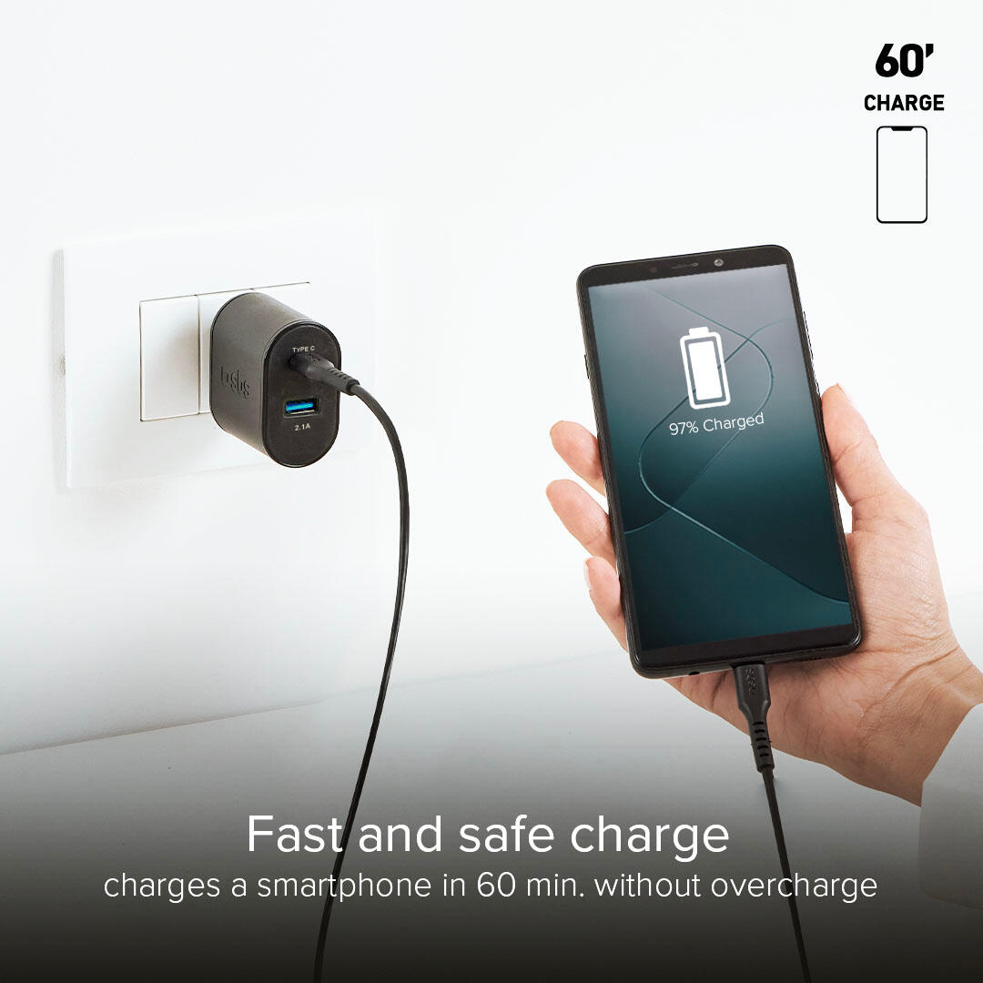 Caricabatterie da viaggio USB-A - USB-C a ricarica rapida 6/7