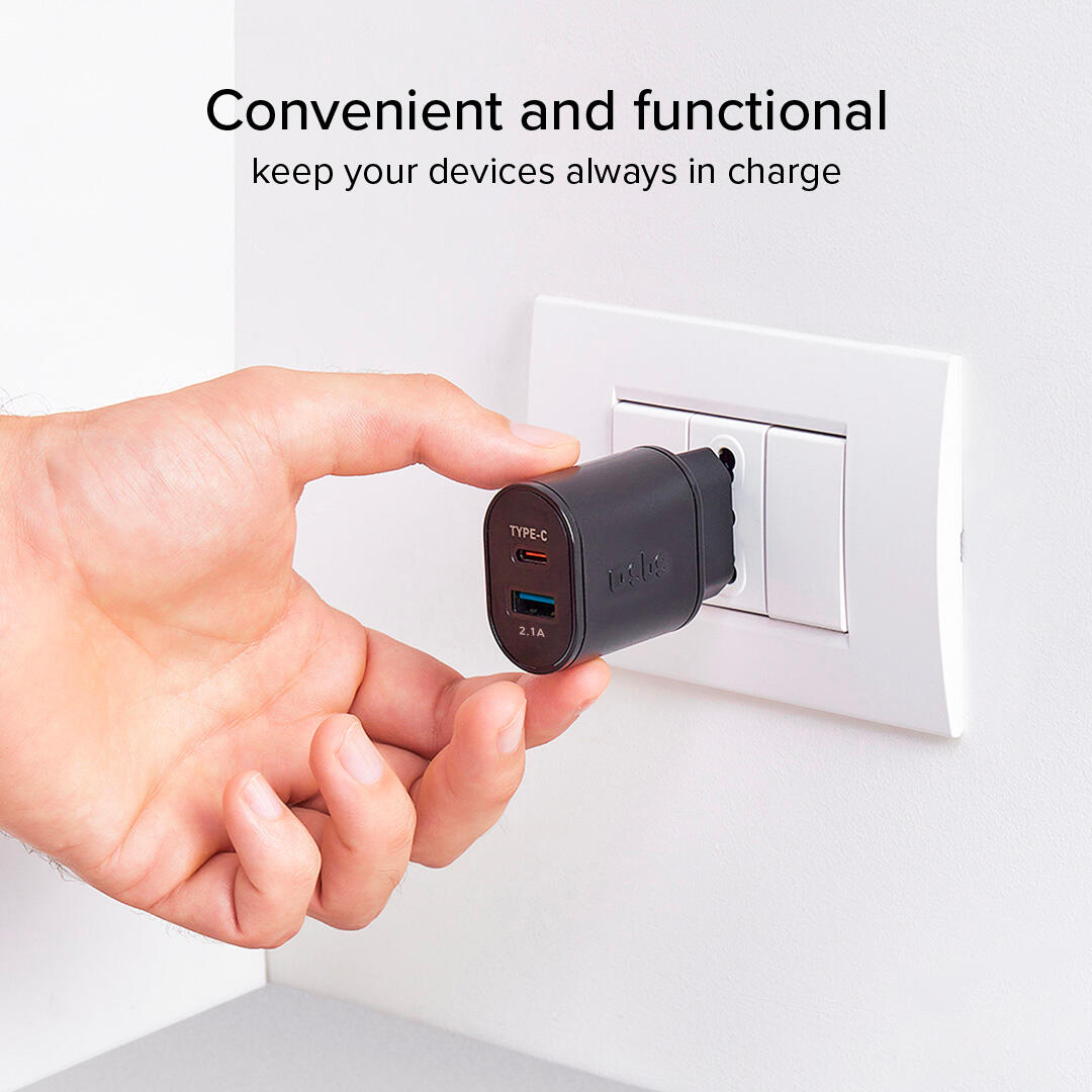 Caricabatterie da viaggio USB-A - USB-C a ricarica rapida 7/7