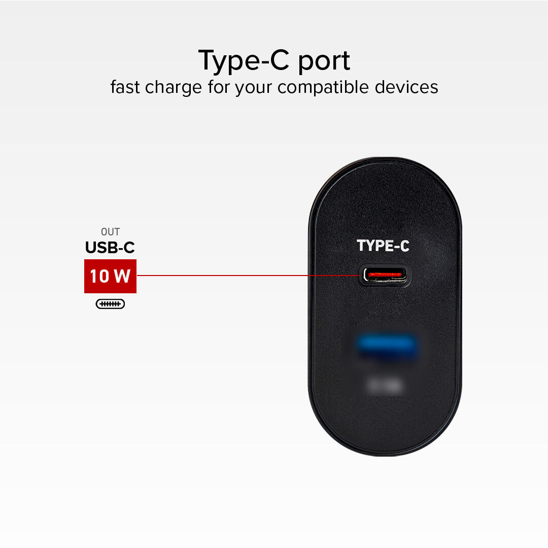 Caricabatterie da viaggio USB-A - USB-C a ricarica rapida 4/7