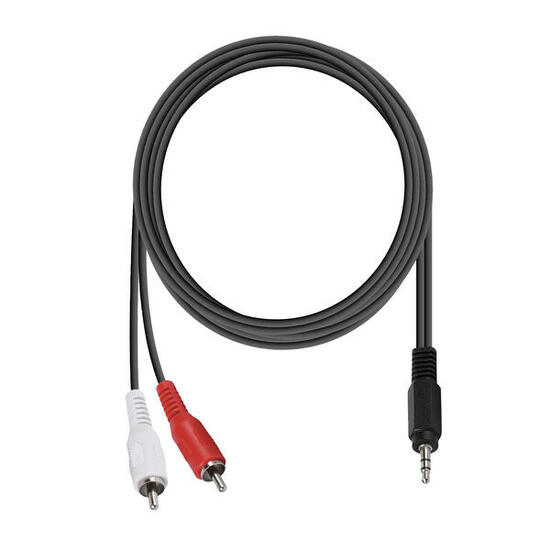 Cavo audio Jack 35 mm a 2 RCA maschio