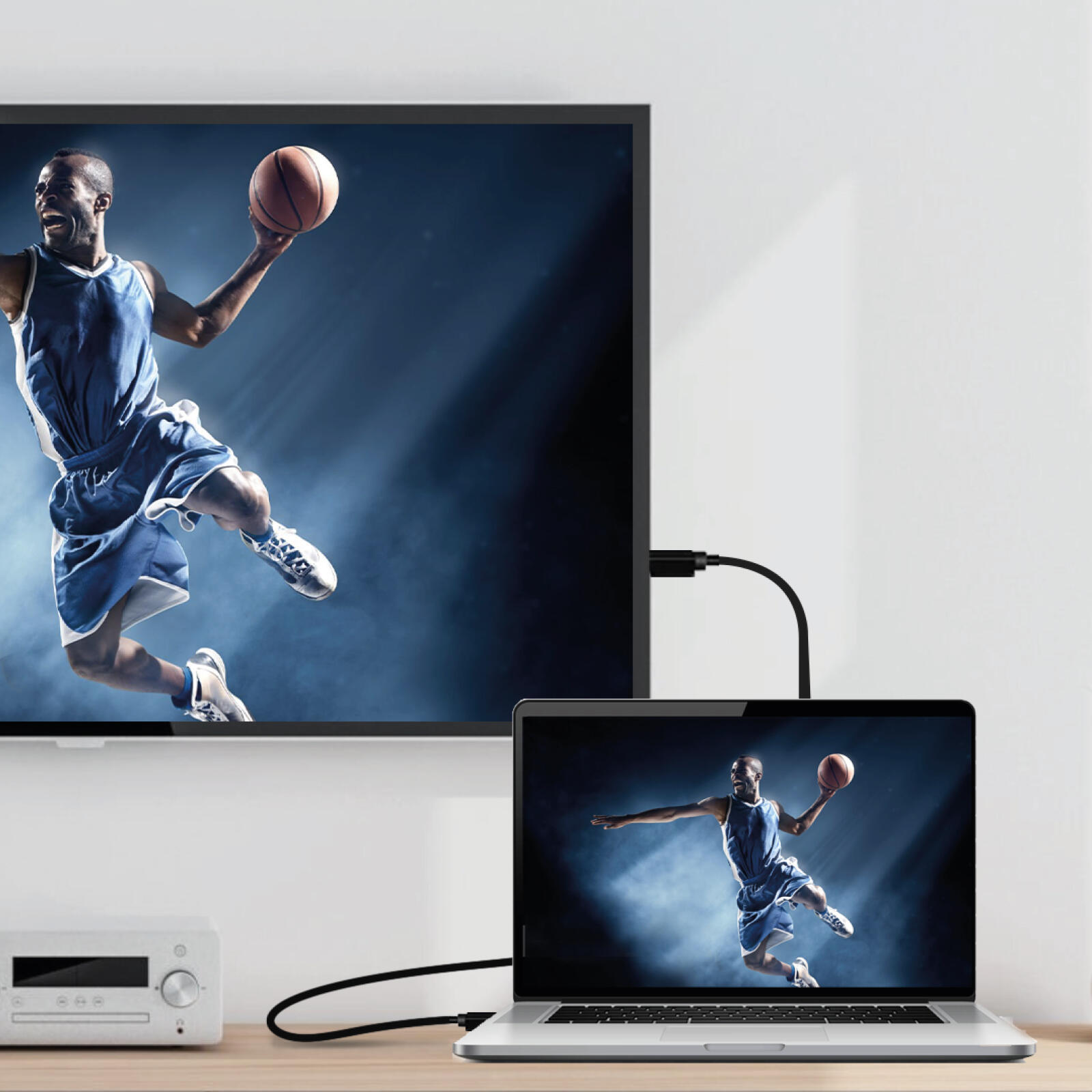 Cavo HDMI V1.4 con Ethernet a mini display port 3/3