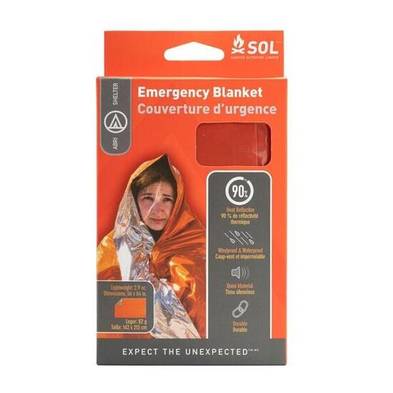 Couverture de survie SOL - Orange - Taille unique