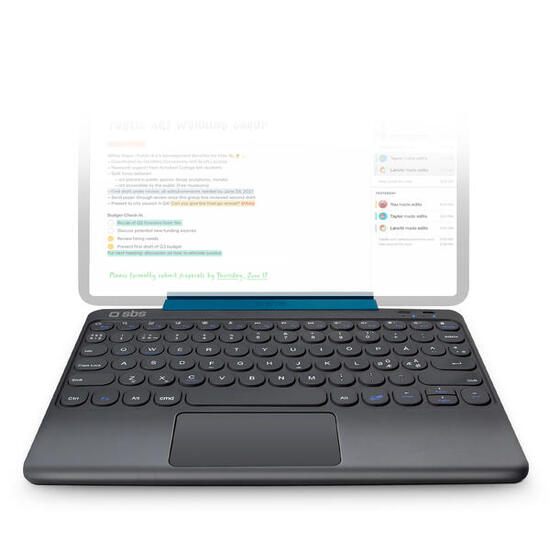 Nordic QWERTY-toetsenbord met toetsenbord en touchpad