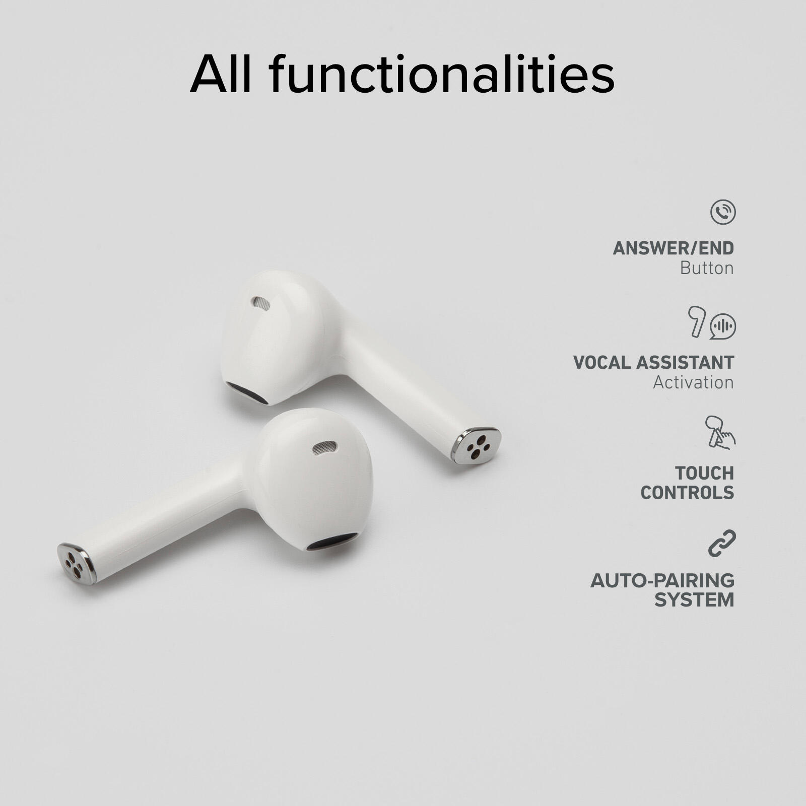TWS One Color - écouteurs sans fil avec technologie True Wireless Stereo 3/7