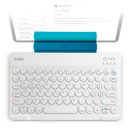 Kabellose deutschschweizer Universaltastatur mit Ständerfunktion