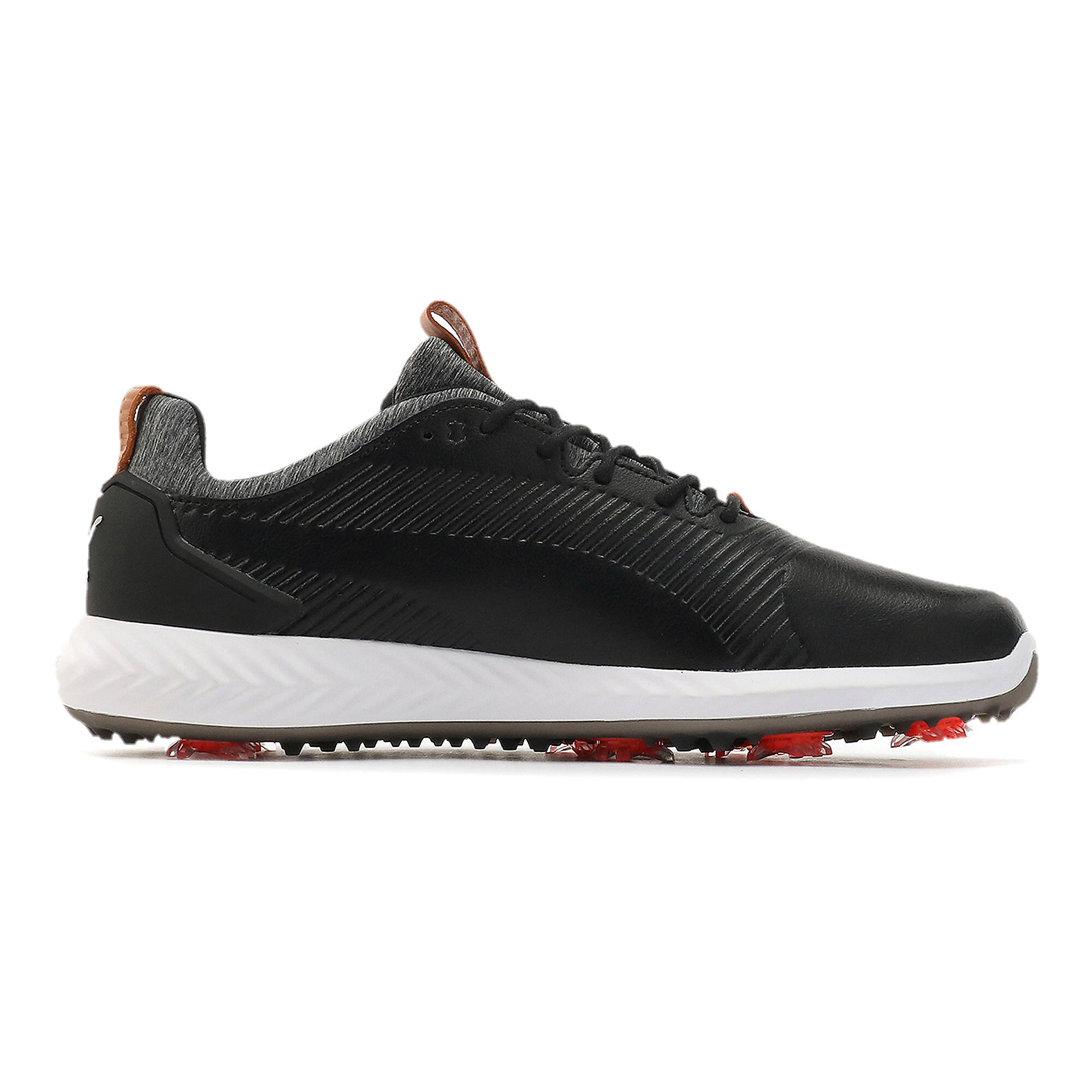 Puma IGNITE PWRADAPT Leather 2.0 Golf Shoes - Black 5/5
