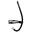 Aqua-Sport rurka czołowa swim snorkel front black AS0821