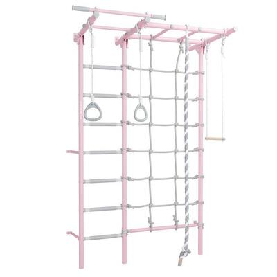 Jeflex ClimbMaxx M4 - Spalliera da parete con accessori rosa