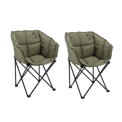 Travellife lago cross vouwstoel - moss green 2 stuks