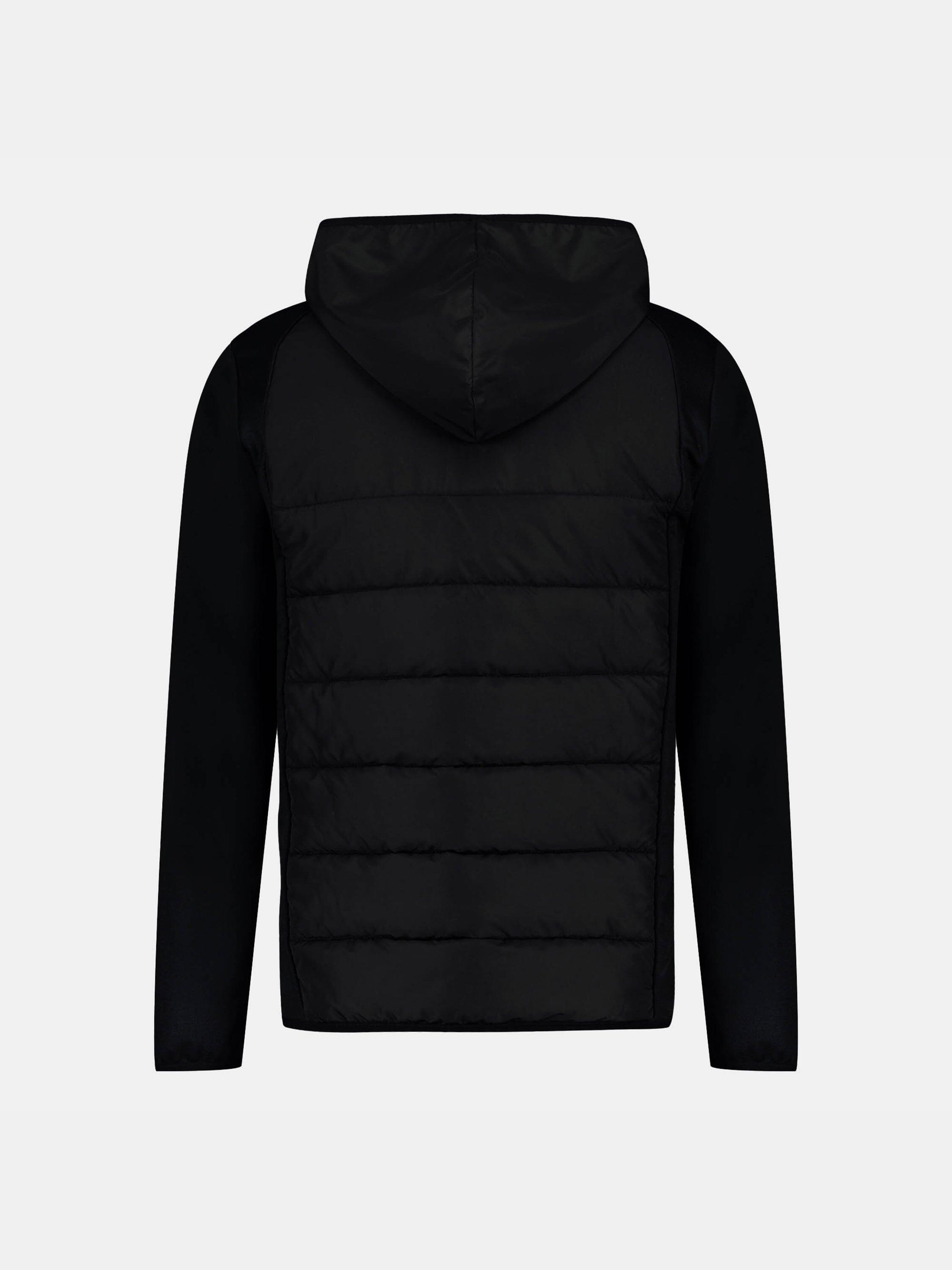 Veste zippée à capuche matelassée bi-matière Hybride 3/5