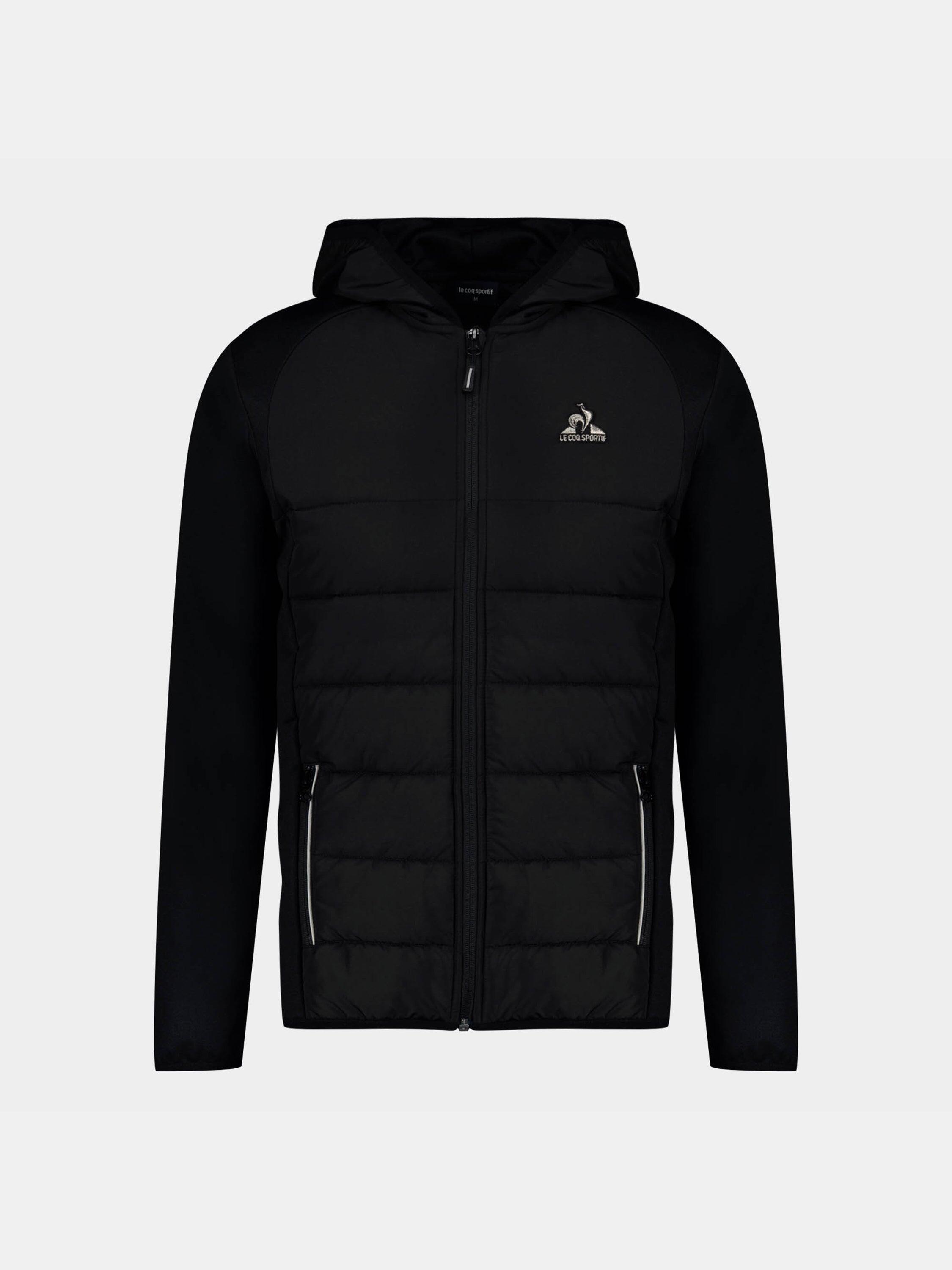 Veste zippée à capuche matelassée bi-matière Hybride 2/5