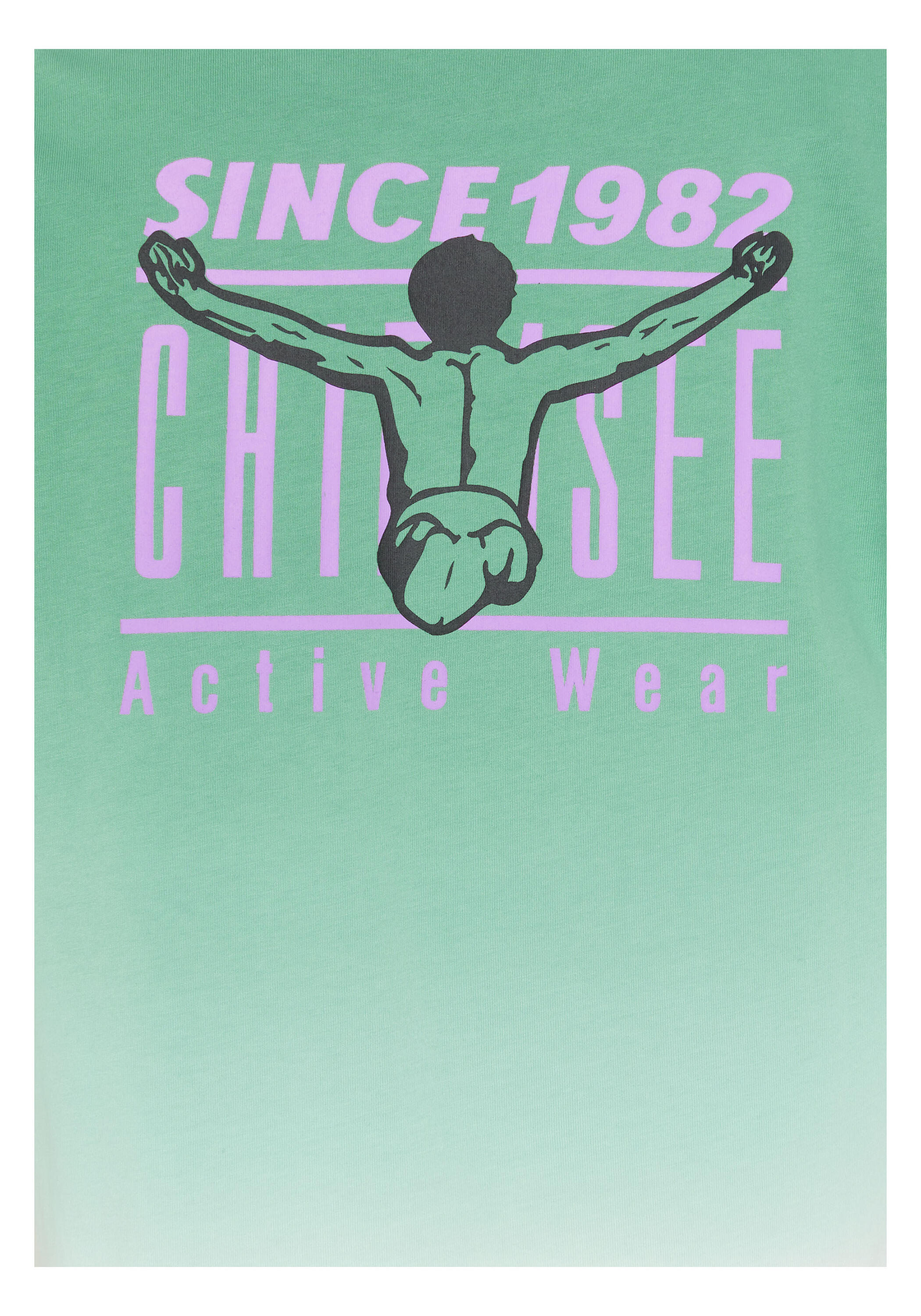 T-Shirt mit Dip-Dye Unikat 3/3