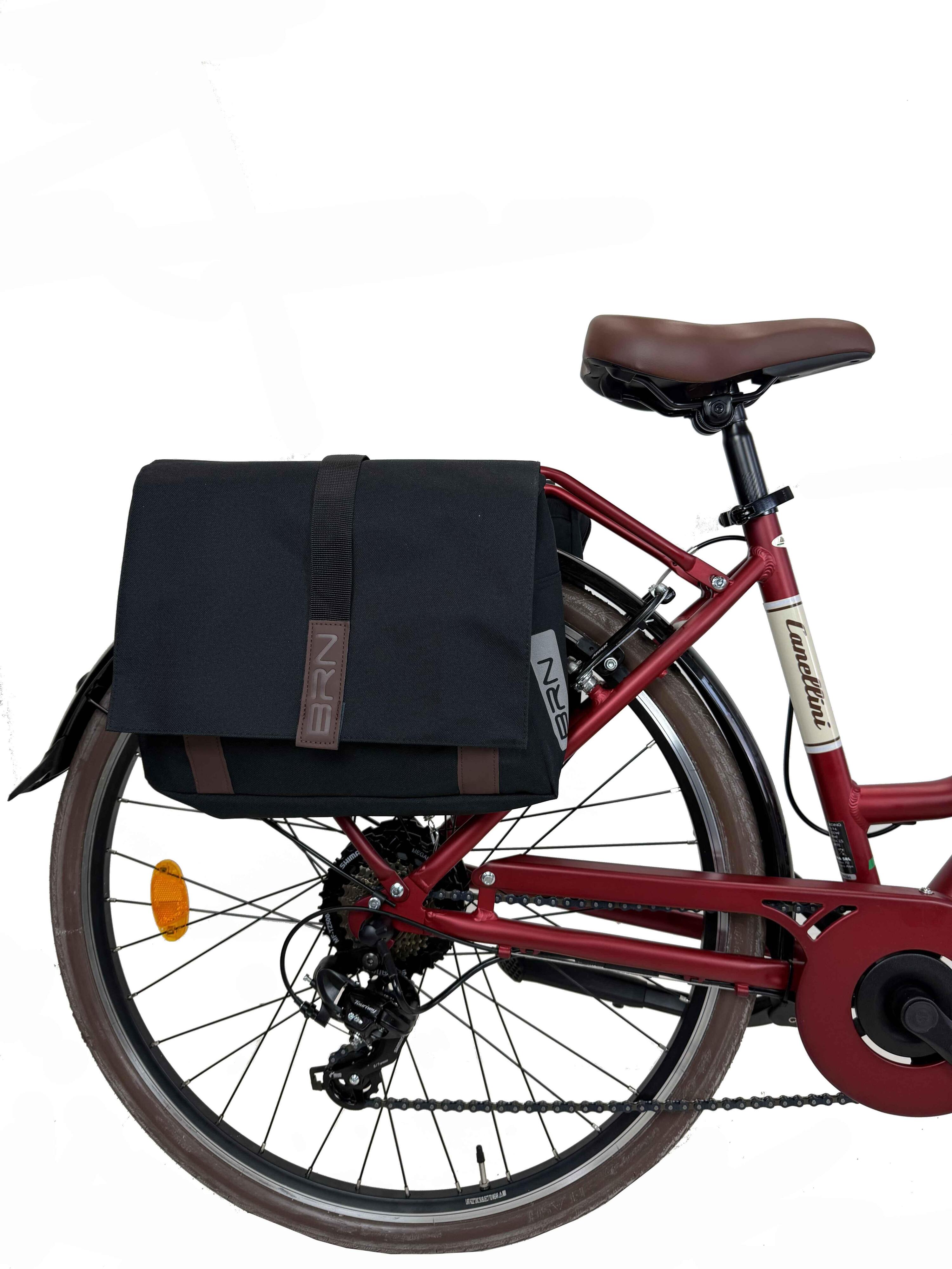 Elektro-Stadtfahrrad Dolce Vita by Canellini CITY 28" frau mit taschen - Rot 7/7
