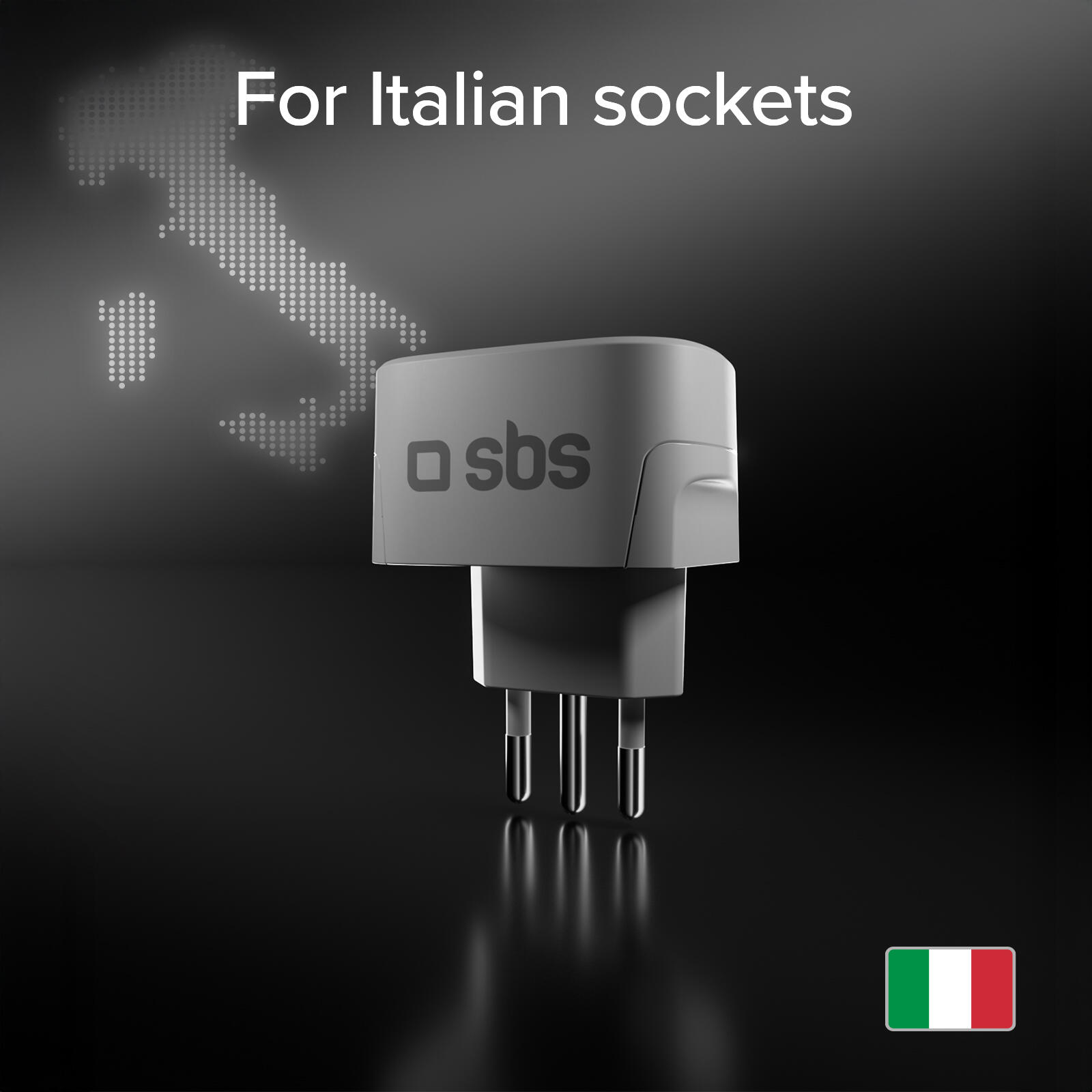 Adaptateur de voyage universel Type C – Fiche italienne 2/7