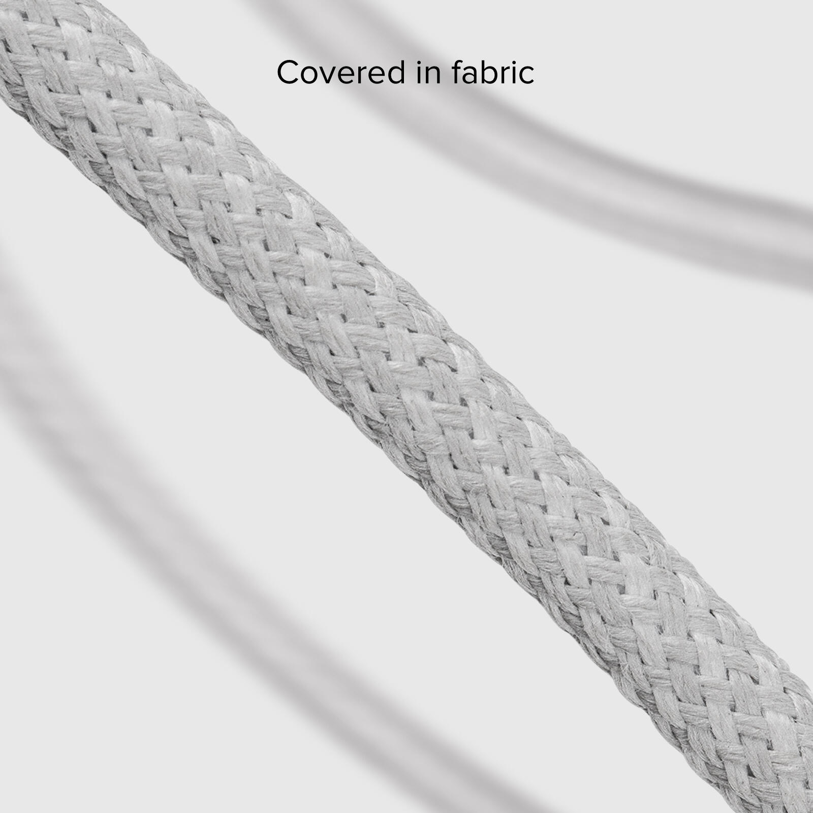 Cavo USB-C - USB-C in tessuto con fermacavo, 1.5 metri 3/7