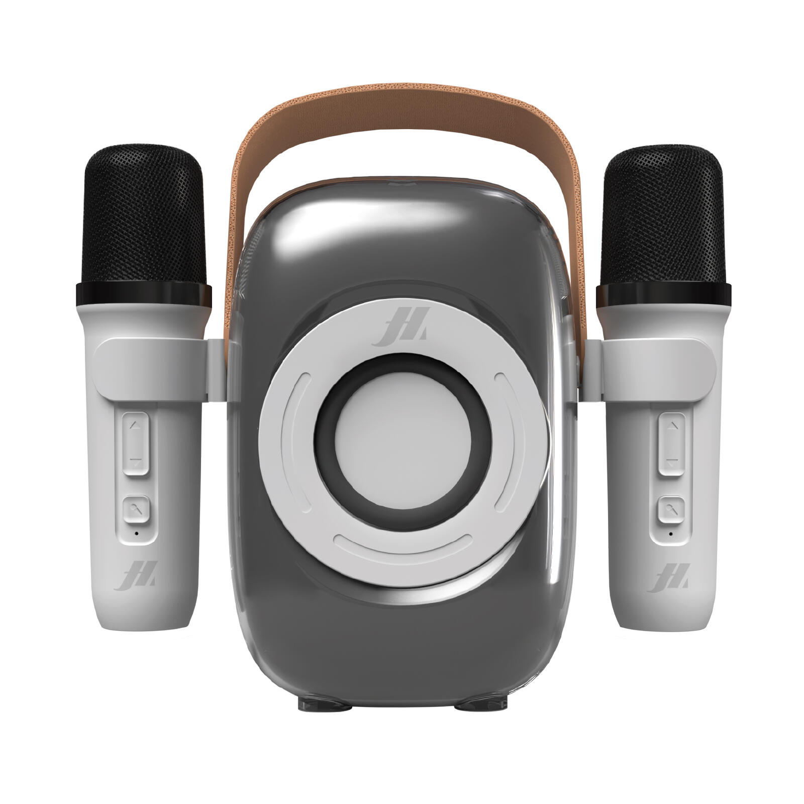 Speaker Karaoke wireless portatile con 2 microfoni 2/2