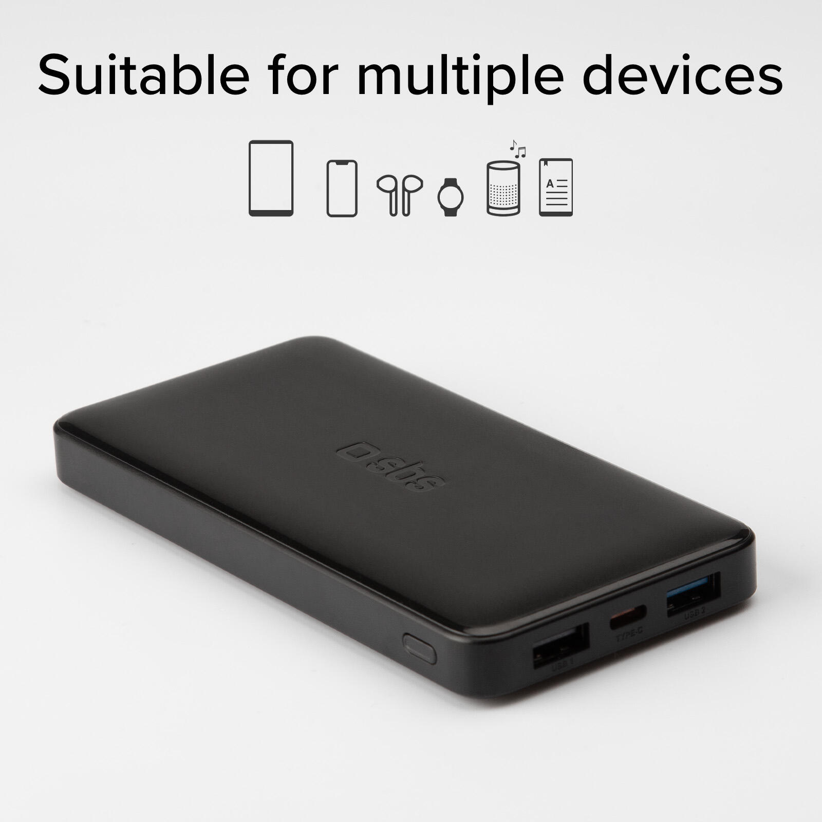 Power bank 10.000 mAh extra slim con porta USB 2.1A Intelligent Charge (IC) 2/7