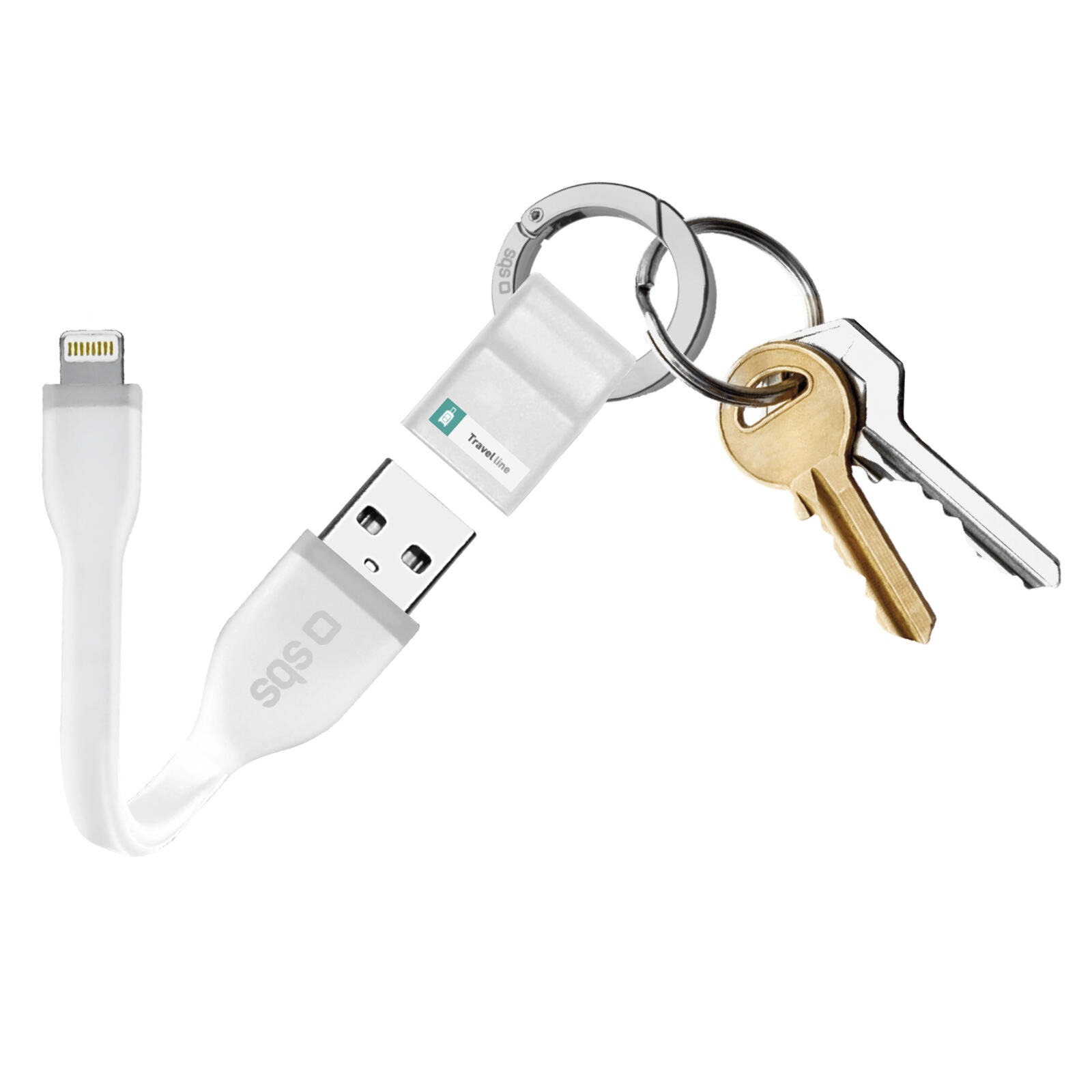 Cavo alimentazione e dati USB - Lightning con portachiavi 3/4