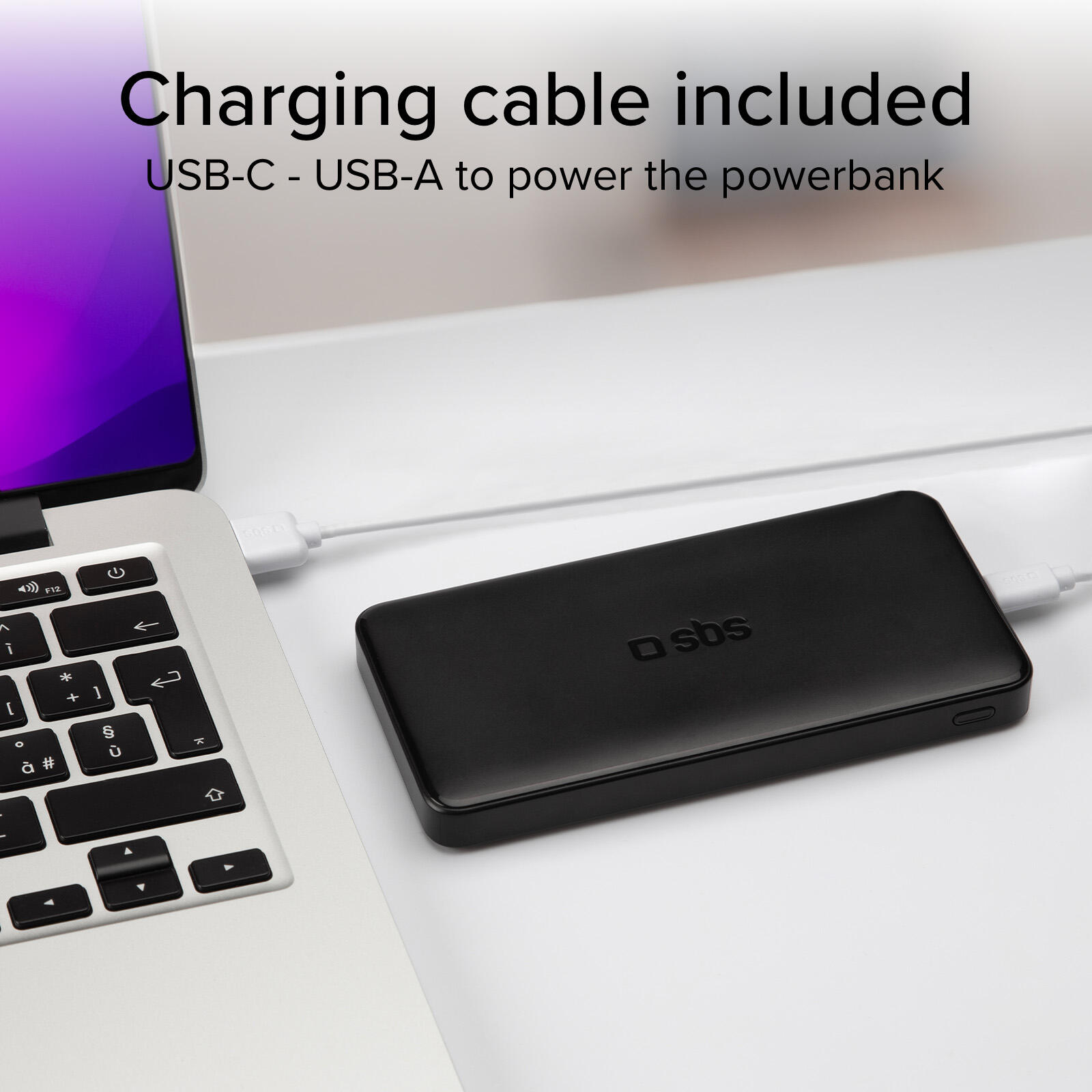 Power bank 10.000 mAh extra slim con porta USB 2.1A Intelligent Charge (IC) 7/7