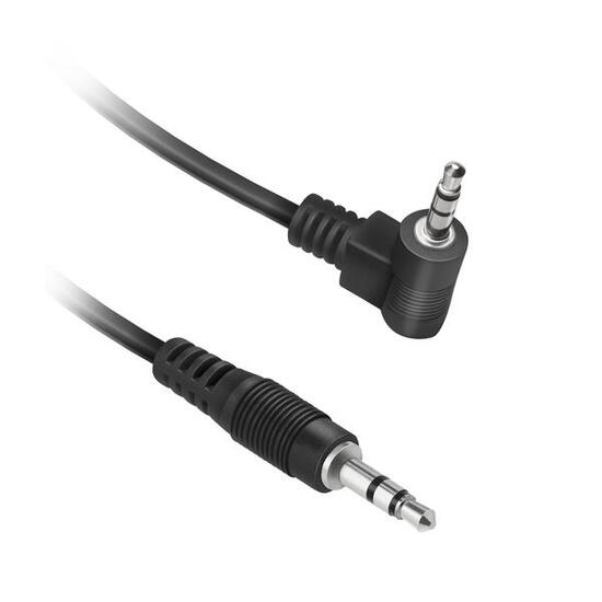 Cavo audio con connettore Jack maschio a 90° 05 m