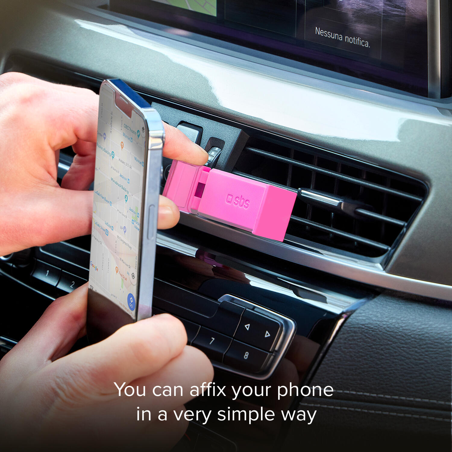 Supporto auto per telefono con fissaggio a clip 4/4