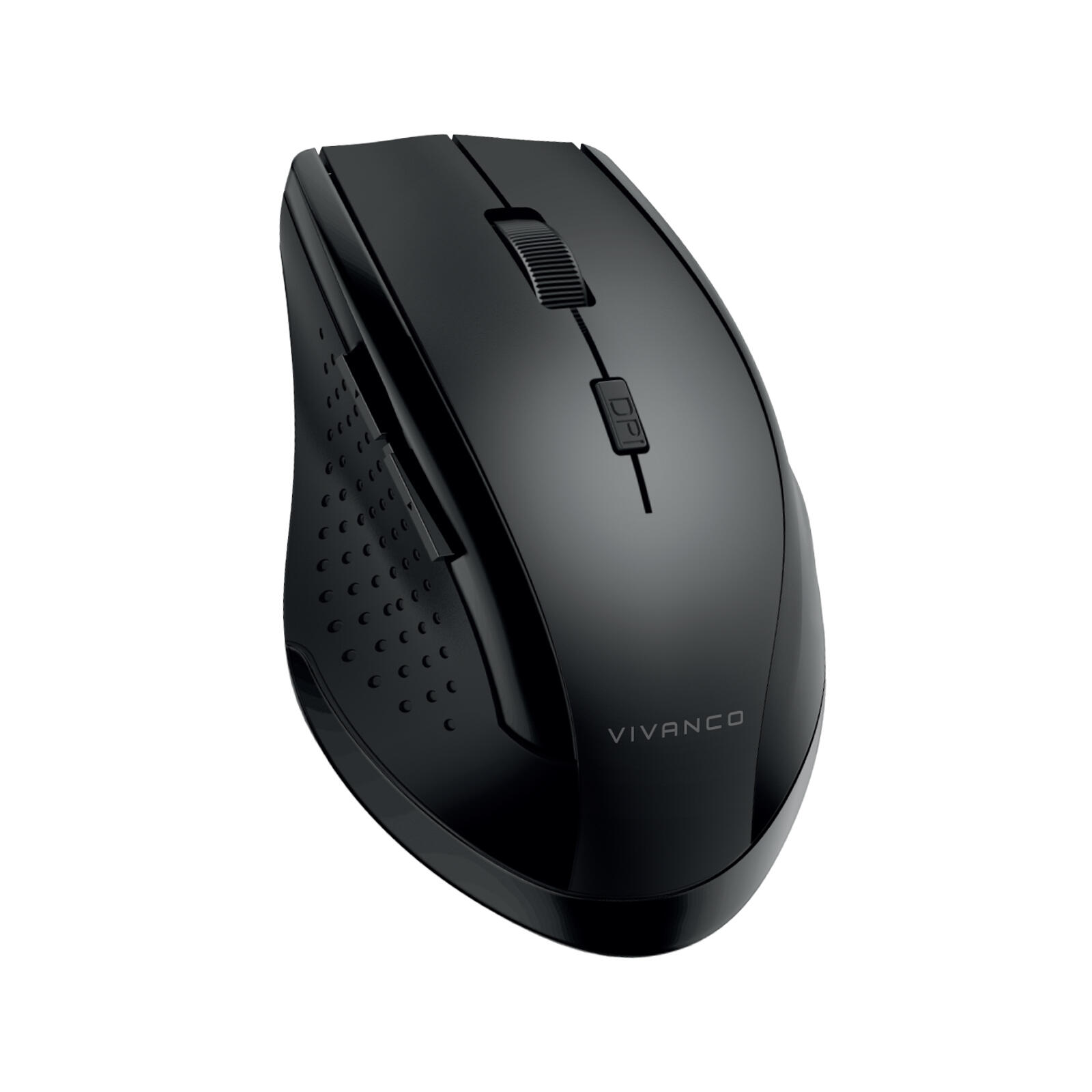 Souris sans fil USB 1600 dpi, clic silencieux, 5 boutons 1/1