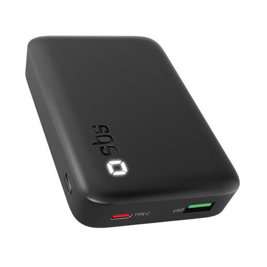 Powerbank 10000 mAh met hoge capaciteit, PD, USB-C en USB-A