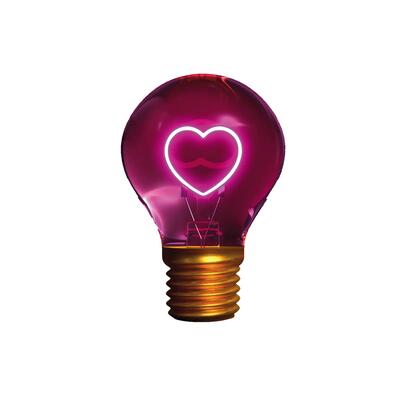 Oplaadbare decoratieve tafellamp "hart