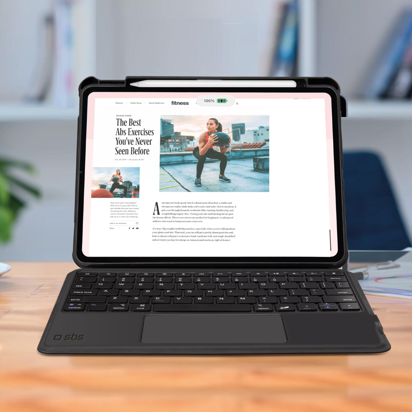 Clavier sans fil avec étui pour iPad Air/Pro 11" 4/5