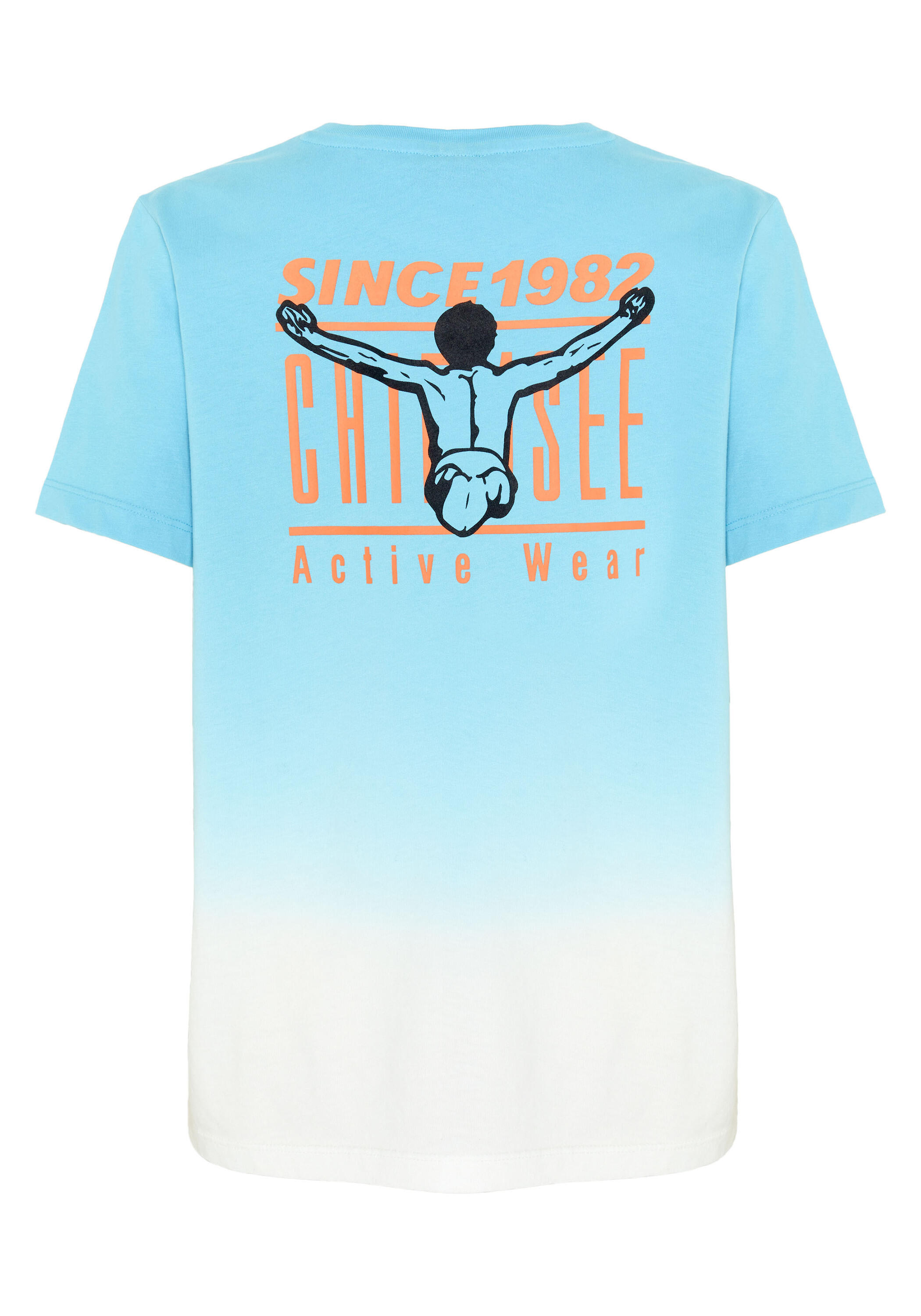T-Shirt mit Dip-Dye Unikat 2/3