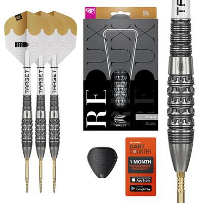 Redux 90% tungsten swiss point steel tip darts 22g