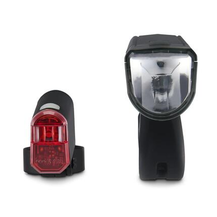 HAMA Fahrradlicht-Set Front/Rück, LED, Batterie
