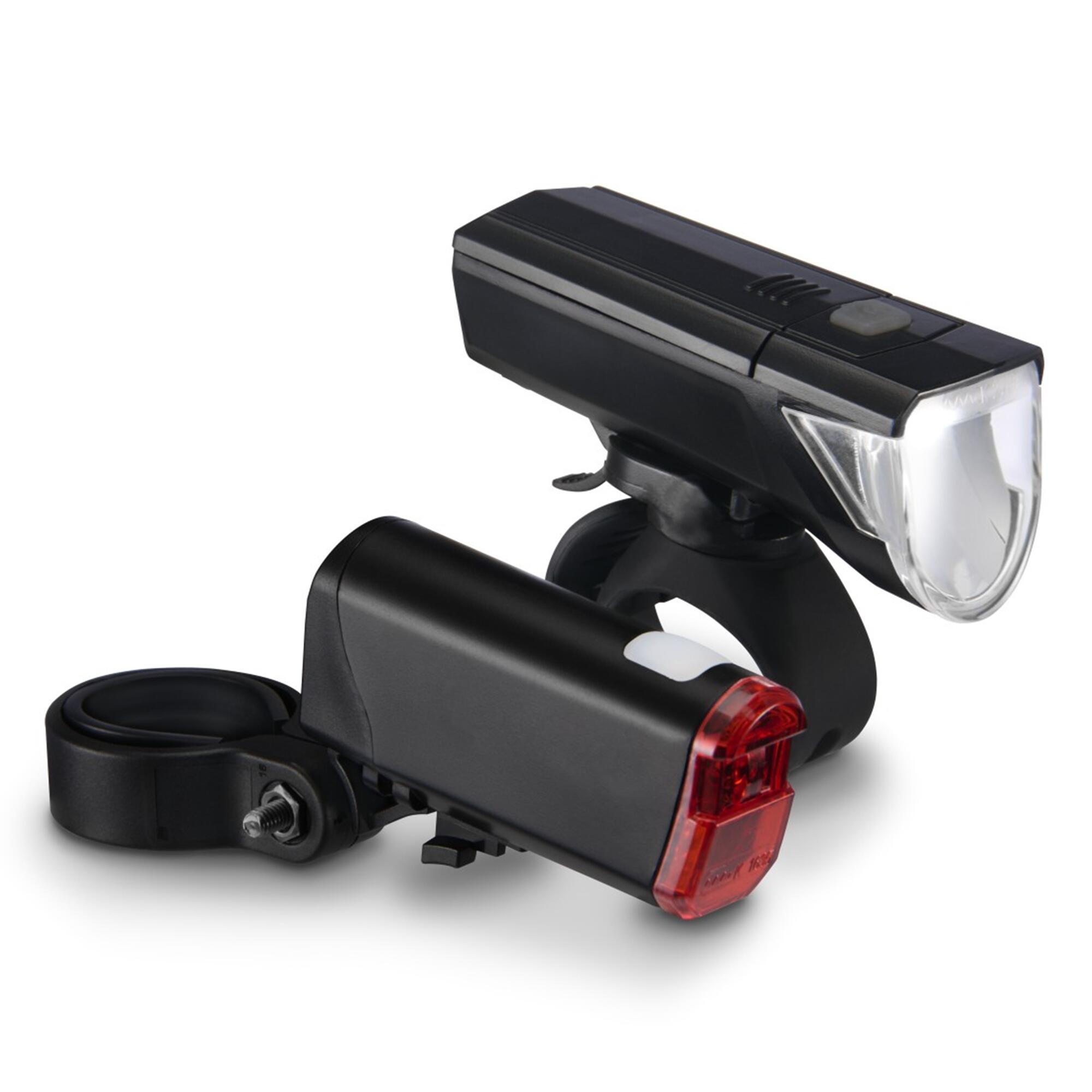 HAMA Fahrradlicht-Set Front/Rück, LED, Batterie 2/4