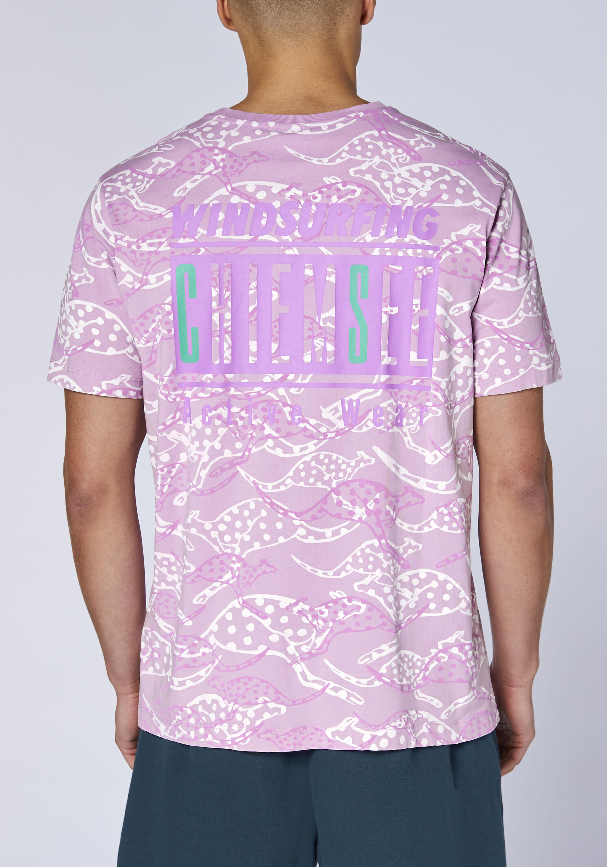 T-Shirt mit Allover Känguru Print 7/7