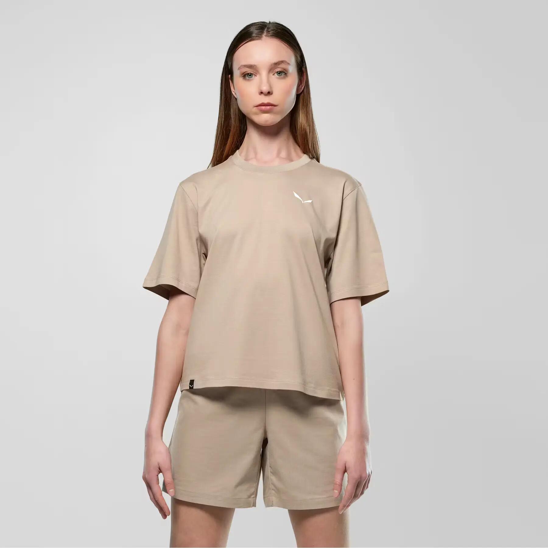 T-shirt de mulher solta Salewa Eagle Sunset 2/5