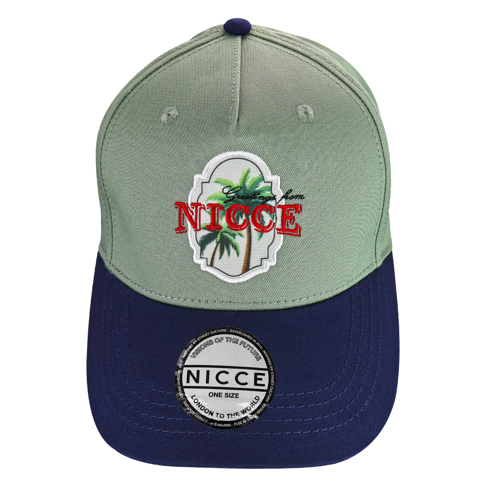 Nicce - Casquette Baseball Homme Deilen Brodée, Coton Respirant 4/5