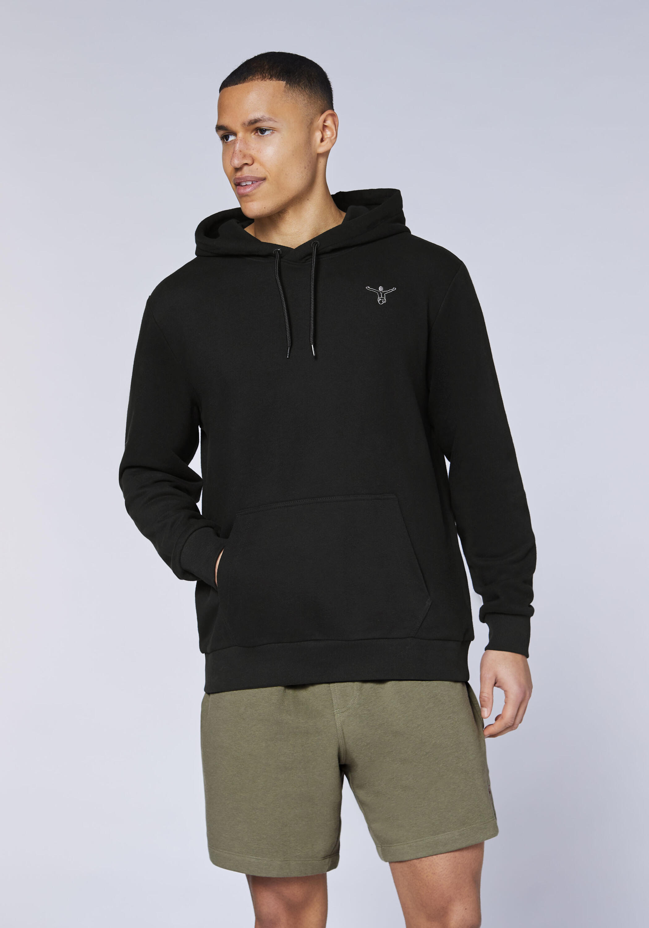 Kapuzensweatshirt mit großem Logo-Rückenprint 3/7