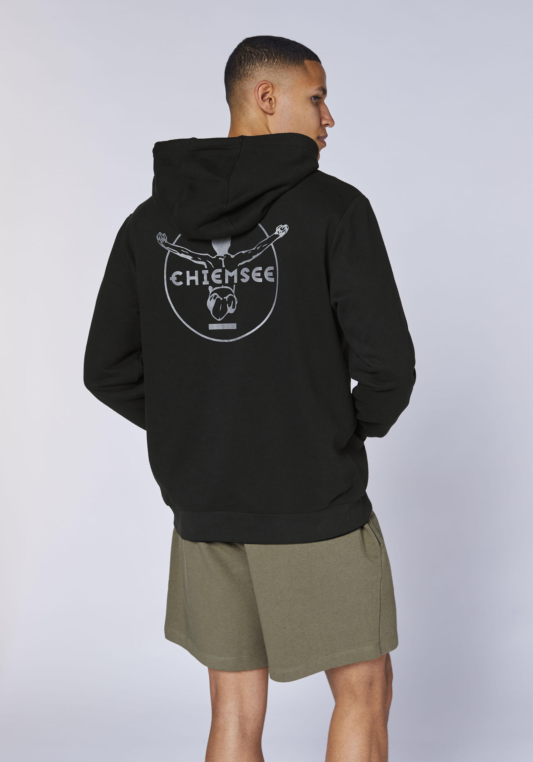 Kapuzensweatshirt mit großem Logo-Rückenprint 4/7