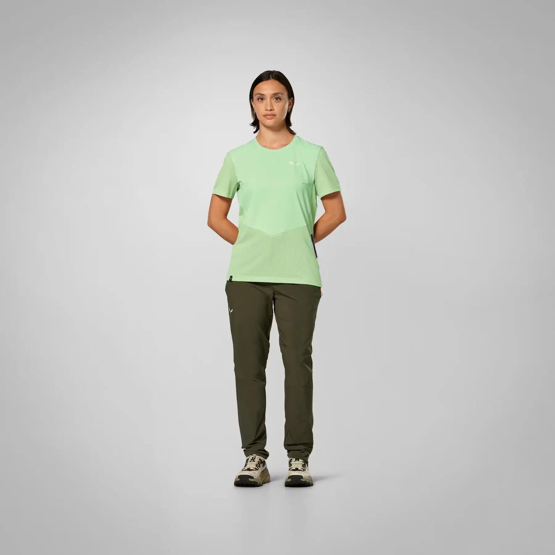 Camiseta de mujer Salewa Pedroc Dry'Ton 3/5