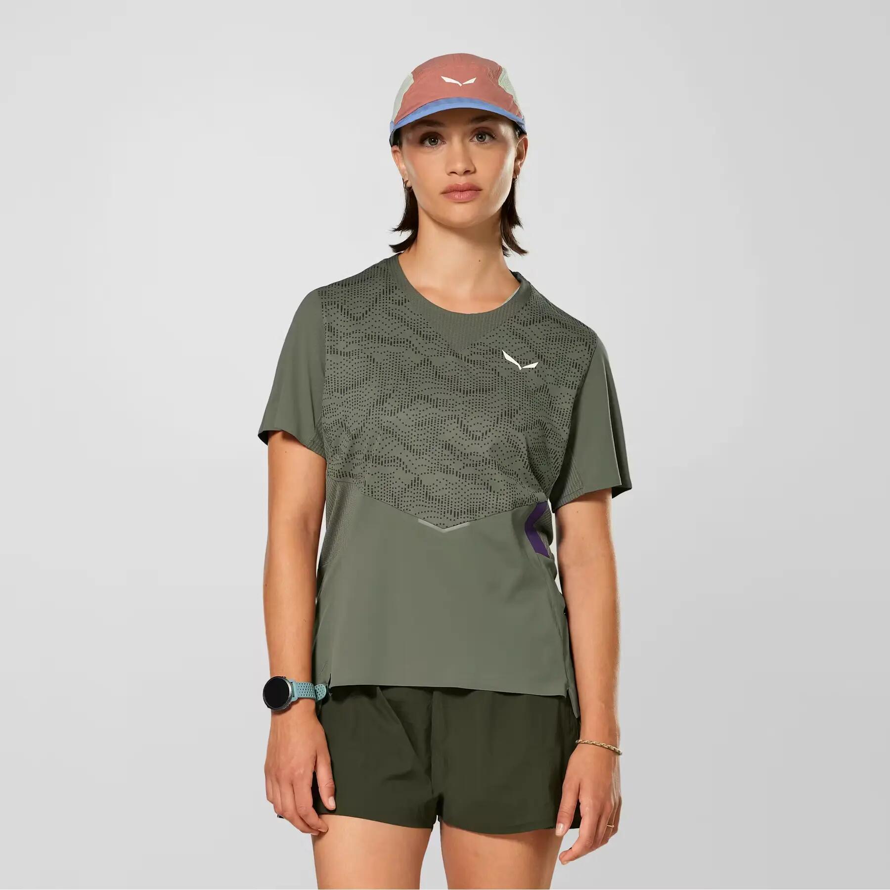 Camiseta de mujer Salewa Pedroc Tech Dry 3/5