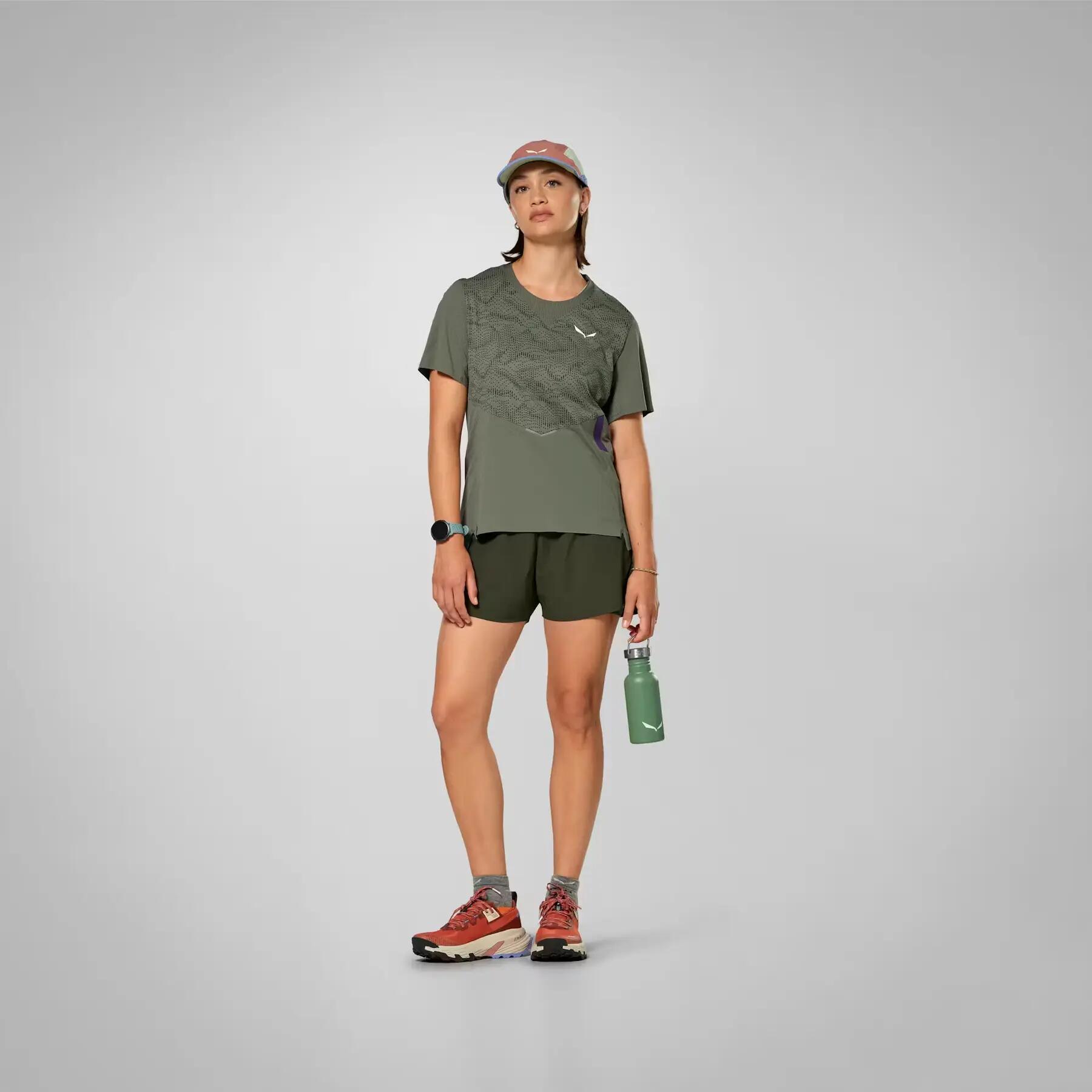 Camiseta de mujer Salewa Pedroc Tech Dry 4/5