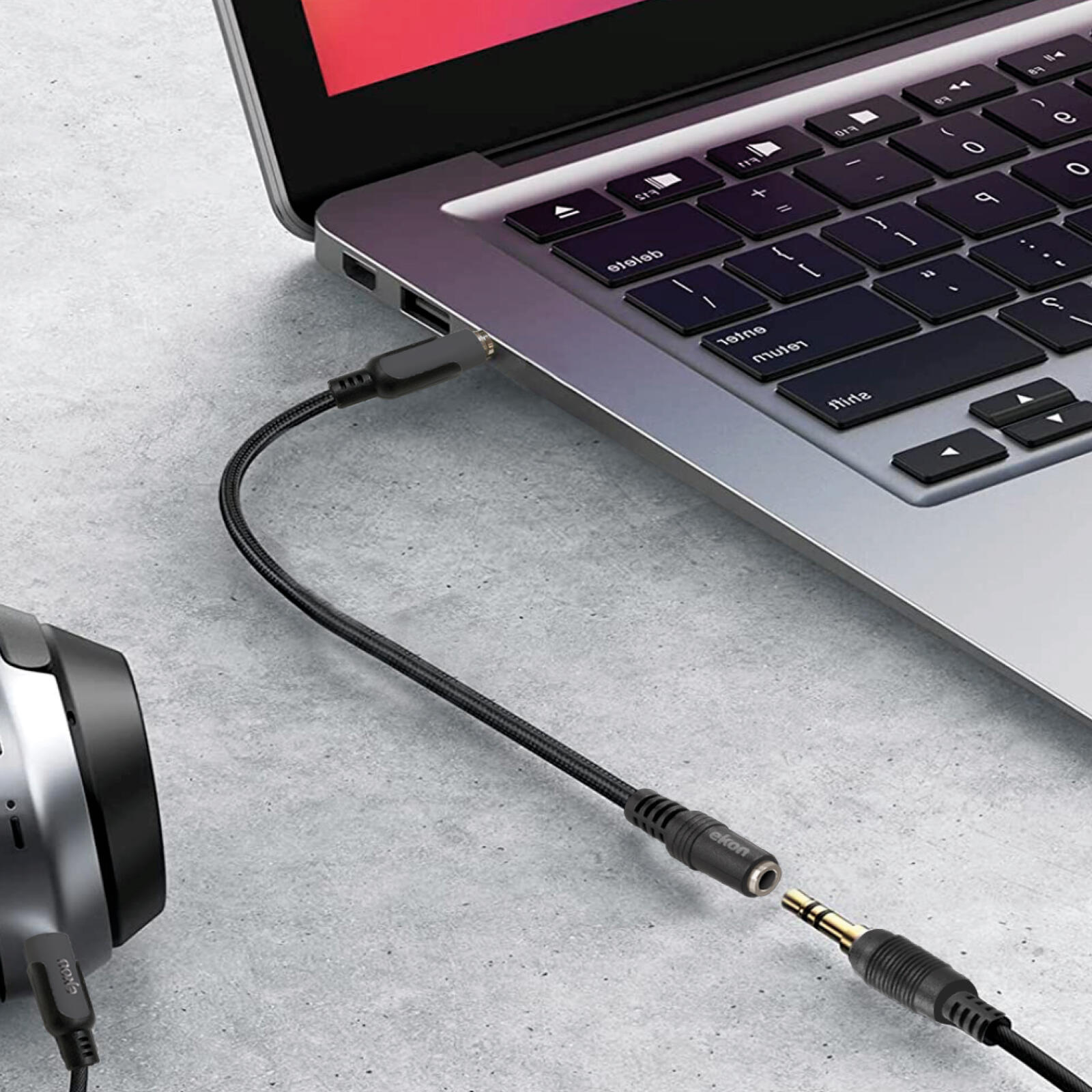 Cavo audio Jack 3,5 mm maschio - femmina 2/3