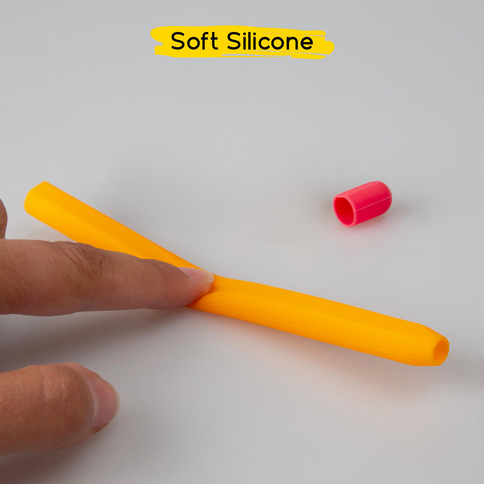 Custodia skin gialla per Apple Pencil con USB-C 4/5