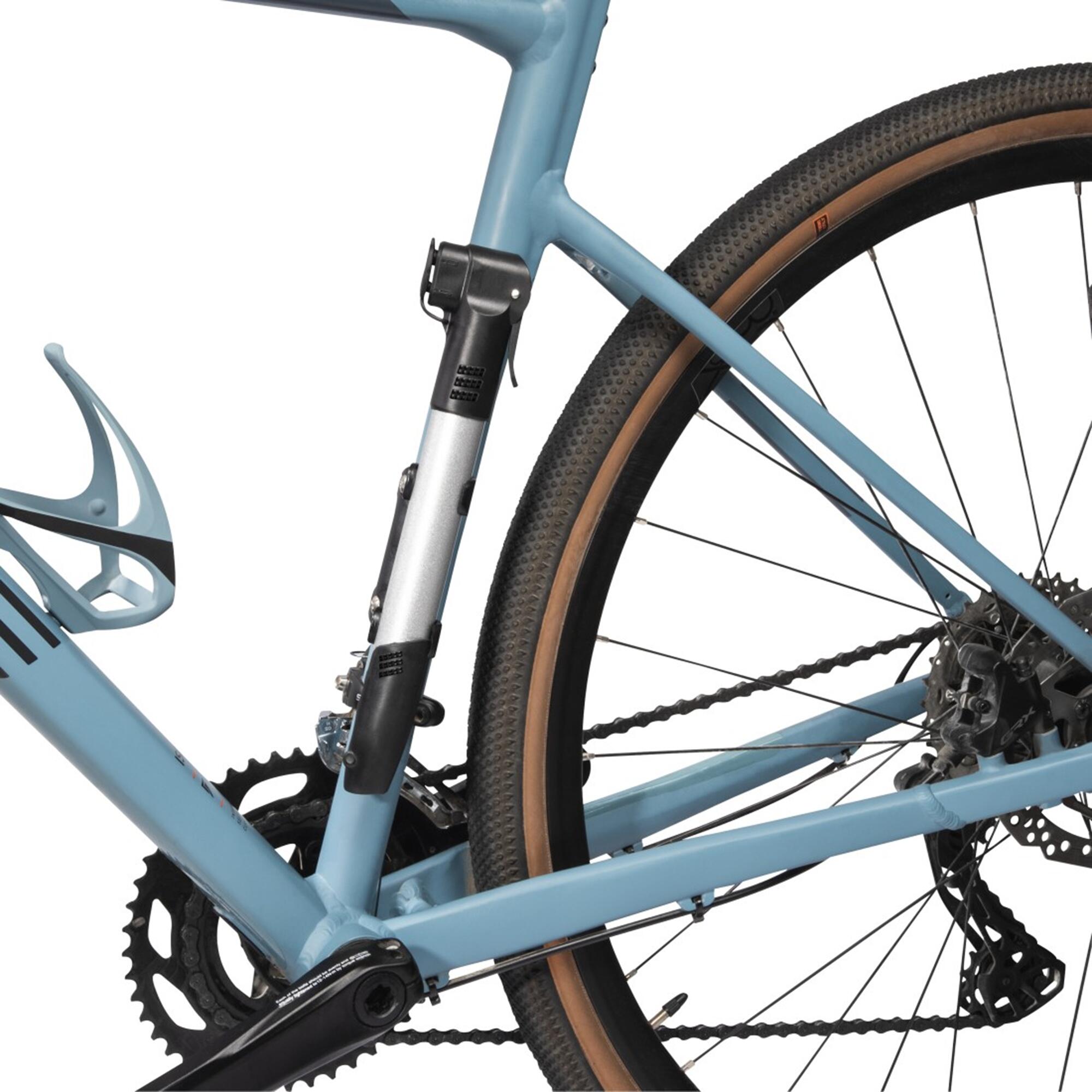 HAMA Mini-Luftpumpe für Fahrrad, Schwarz 6/6