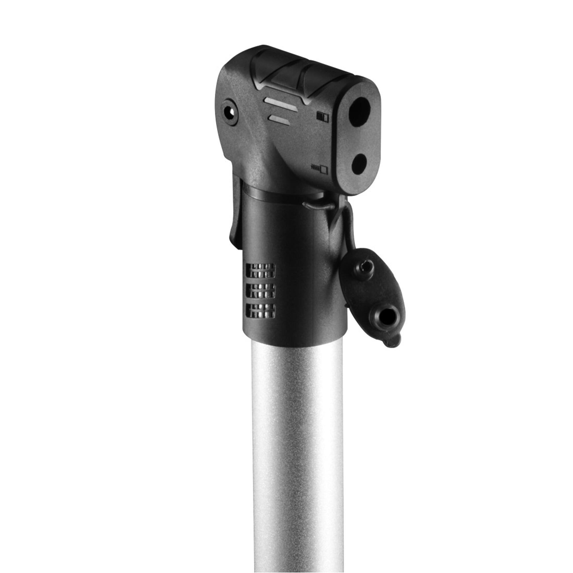 HAMA Mini-Luftpumpe für Fahrrad, Schwarz 5/6