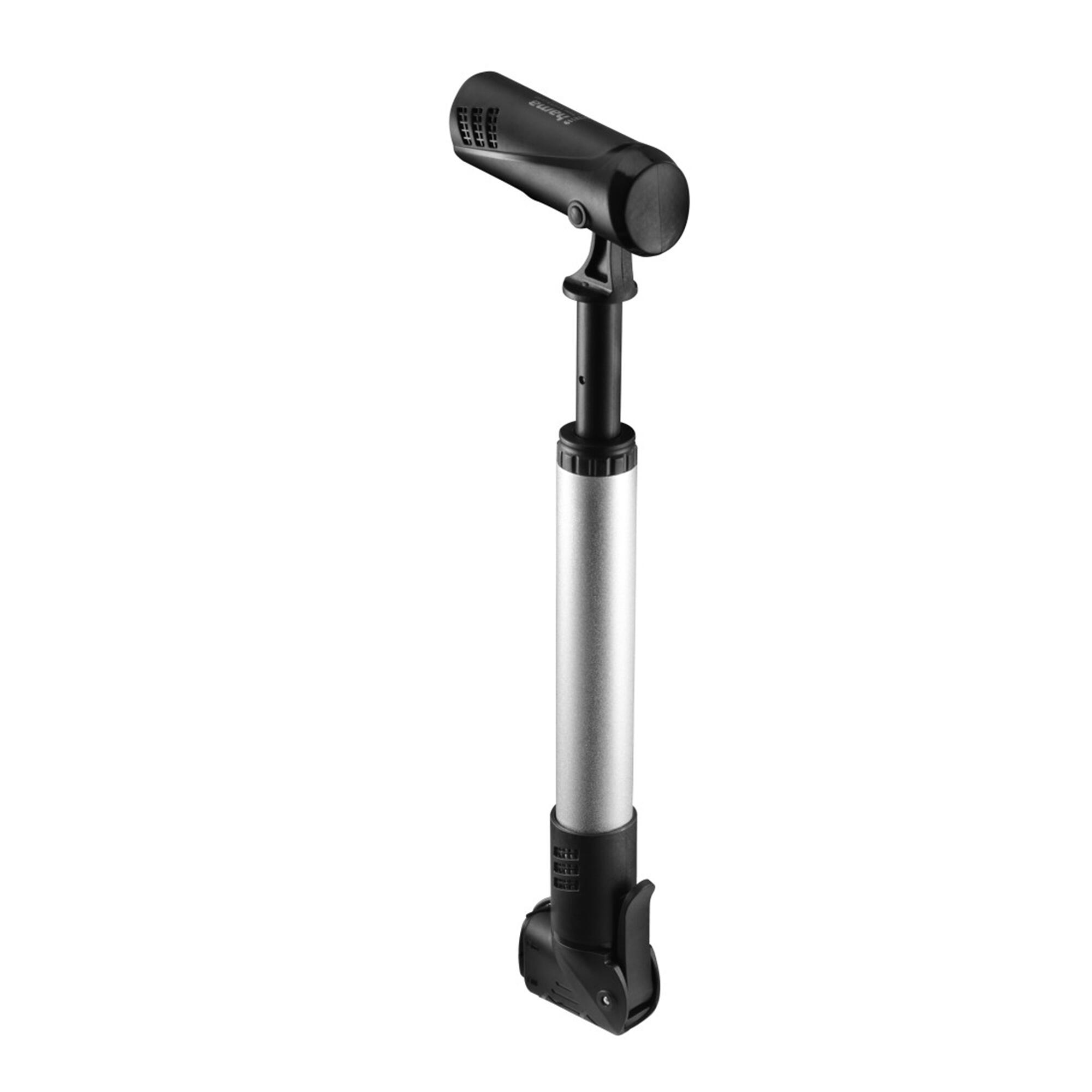 HAMA Mini-Luftpumpe für Fahrrad, Schwarz 4/6