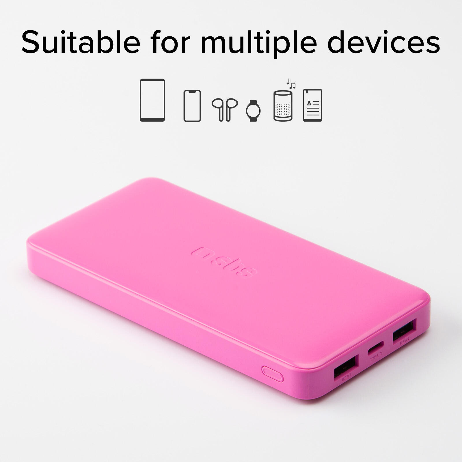 Power bank 10.000 mAh extra slim con porta USB 2.1A Intelligent Charge (IC) 2/7